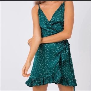 Polly polka dot dress size 2 geen